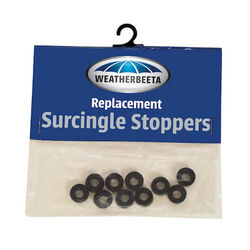WeatherBeeta Replacement Rubber Surcingle Stoppers - Black - 10-Pack