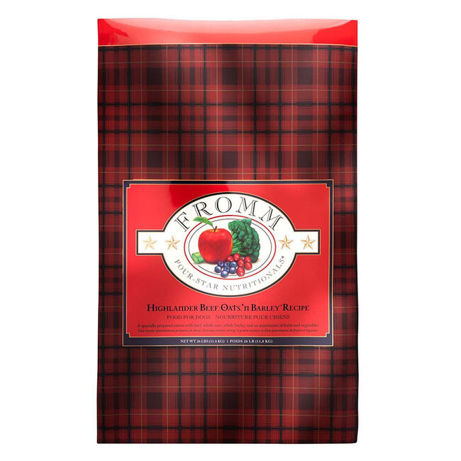 Fromm Four Star Highlander Beef, Oats, 'n Barley Recipe Dry Dog Food image number null