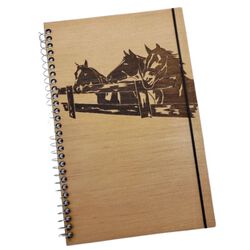 Genesis 3D Journal - Horses at Fence