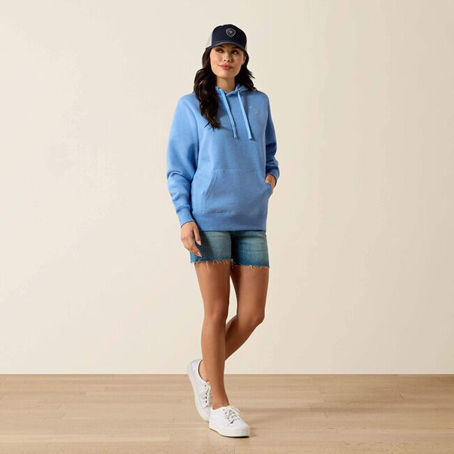 Ariat Women's Logo 2.0 Hoodie - Ultramarine Heather image number null