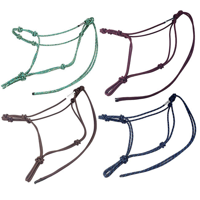 Knotty Girlz Stiff 4-Knot Halter - 1/4" Polyester Halter Cord image number null