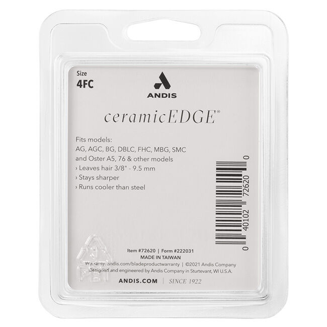 Andis CeramicEdge Blade - 4FC (3/8", 9.5mm) image number null