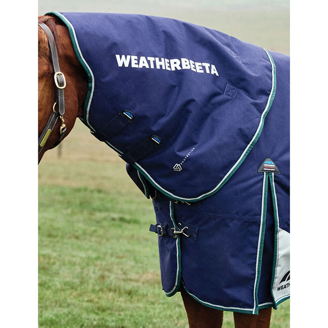 WeatherBeeta ComFiTec Plus Dynamic Turnout Detach-A-Neck (360 g) - Navy/Forest Green image number null