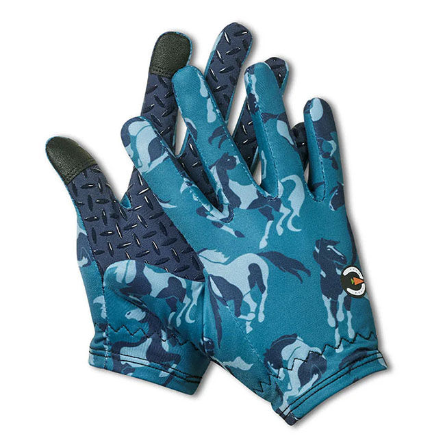 Kids horse riding gloves cheap