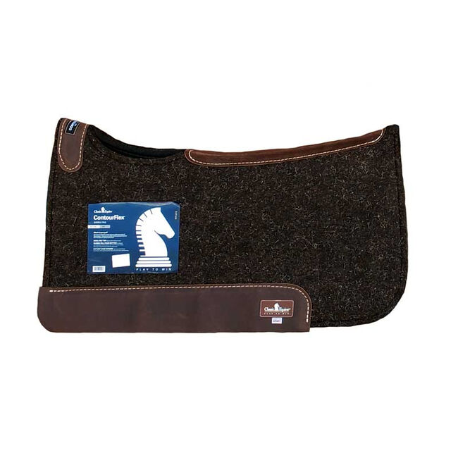 Classic Equine ContourFlex Wool Felt Saddle Pad image number null