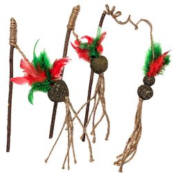 Spot Holiday Silver Vine Cat Teaser Wand - Assorted