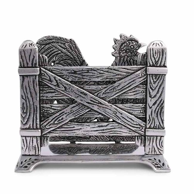 Arthur Court Napkin Holder - Rooster image number null