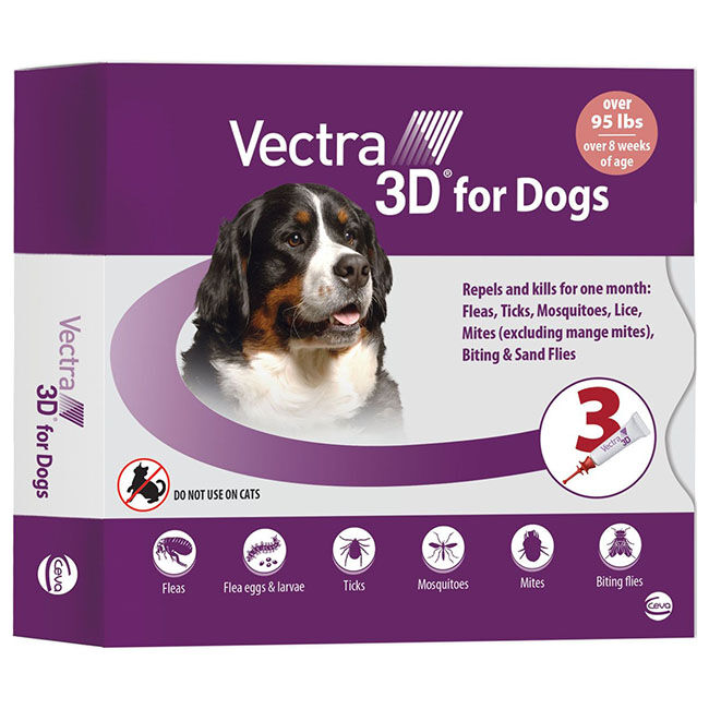 Vectra 3D Flea & Tick Spot Treatment for Dogs image number null