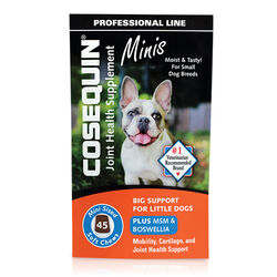 Nutramax Laboratories Cosequin Minis Plus MSM & Boswellia for Small Dogs - 45 Chews