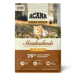 ACANA Meadowlands Cat Food with Free-Run Chicken, Turkey & Chicken Liver