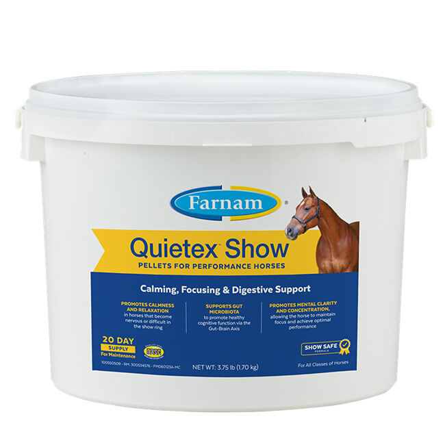 Farnam Quietex Show - Calming & Focusing Pellets for Performance Horses image number null