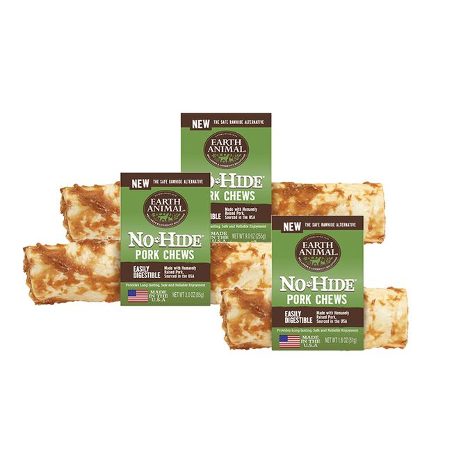 Earth Animal No-Hide Pork Chews for Dogs image number null