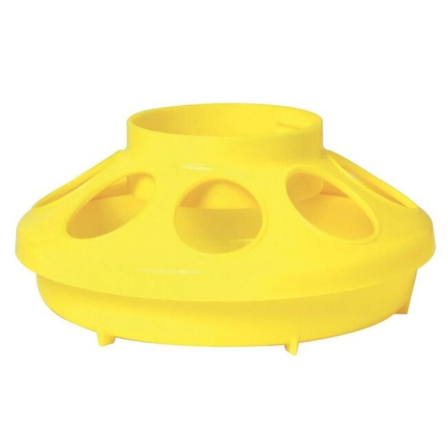 Little Giant 1 Quart Plastic Poultry Feeder Base Red image number null