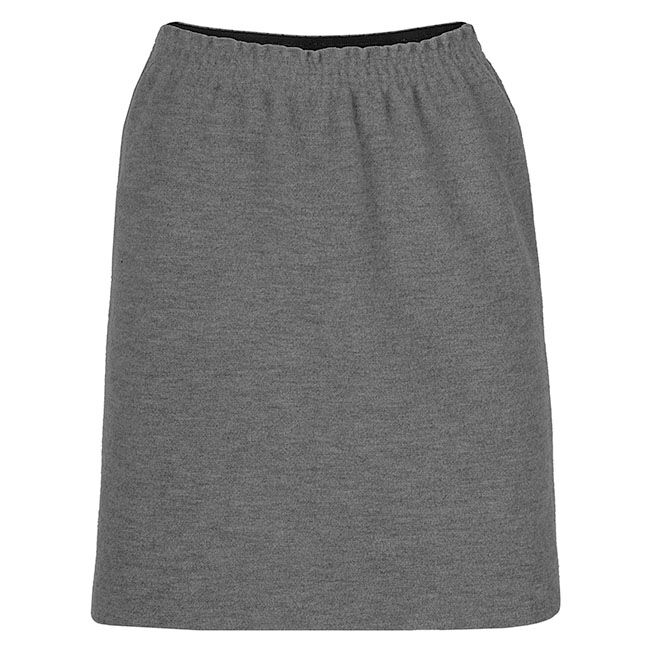 Engel Women's 100% Wool Skirt - Lava Gray Melange image number null