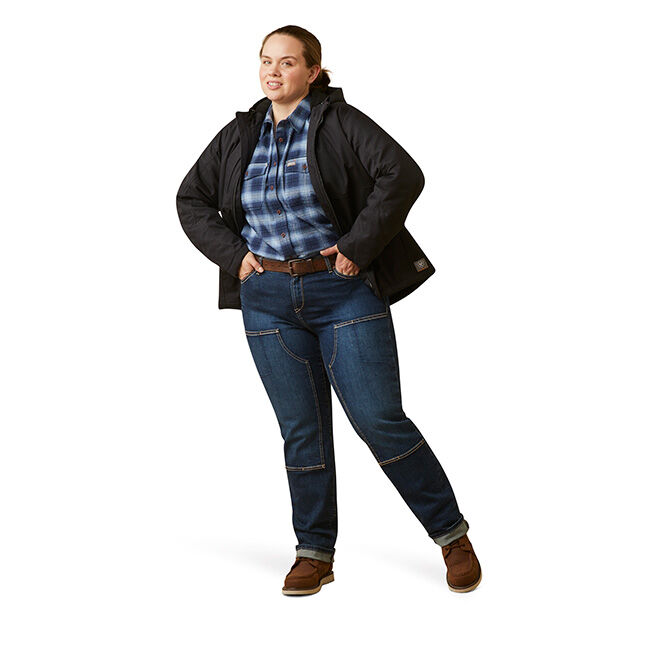 Ariat Women's Rebar DuraCanvas Insulated Jacket - Black - Closeout image number null