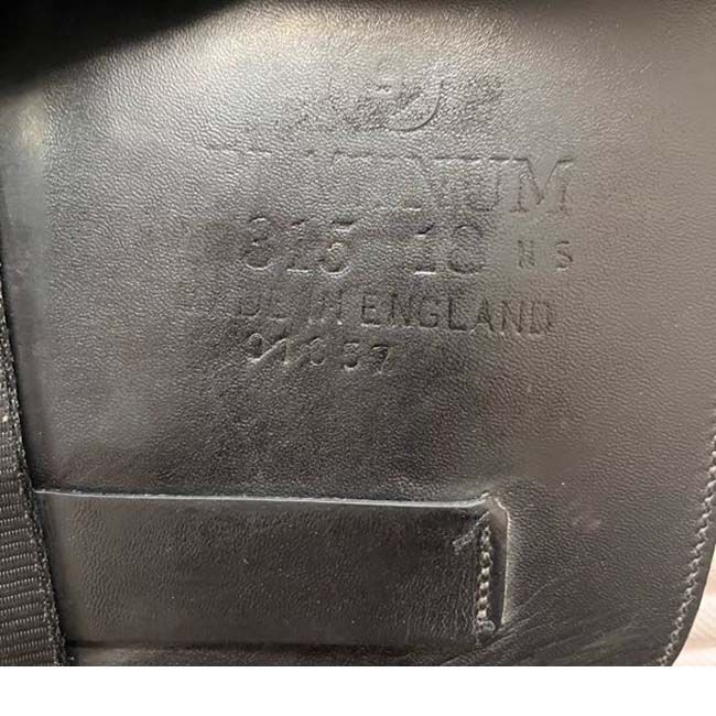 Used Albion Platinum Dressage Saddle - Black - 18" image number null