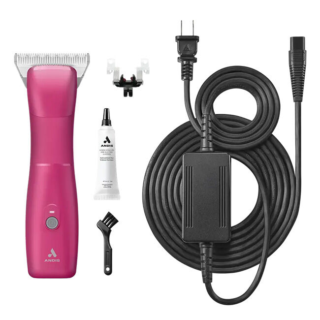Andis Emerge Clipper with #30 Wide Blade - Pink image number null