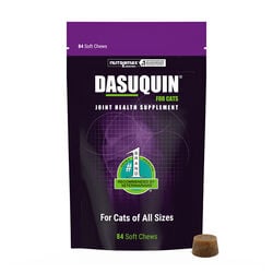 Nutramax Laboratories Dasuquin Joint Health Supplement for Cats with Glucosamine, Chondroitin, ASU, Boswellia Serrata Extract, Green Tea Extract & Omega-3&rsquo;s - 84 Soft Chews