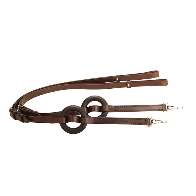 Tory Leather Donut Side Reins image number null