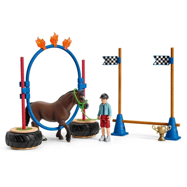 Schleich Pony Agility Race Toy  image number null