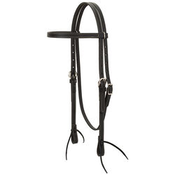Weaver Equine Black Leather Browband Headstall