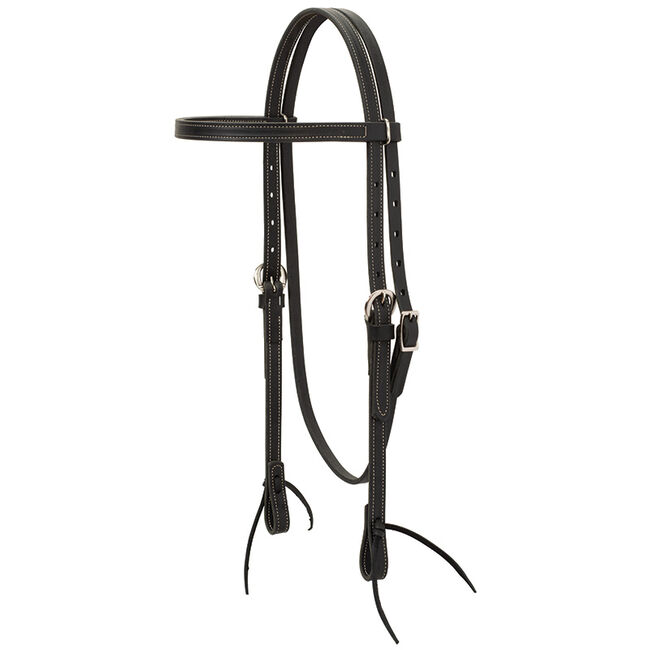 Weaver Black Leather Browband Headstall image number null