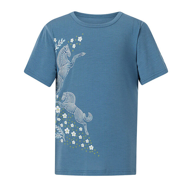 Kerrits Kids' Trot the Dots Horse Tee - Dewdrop image number null