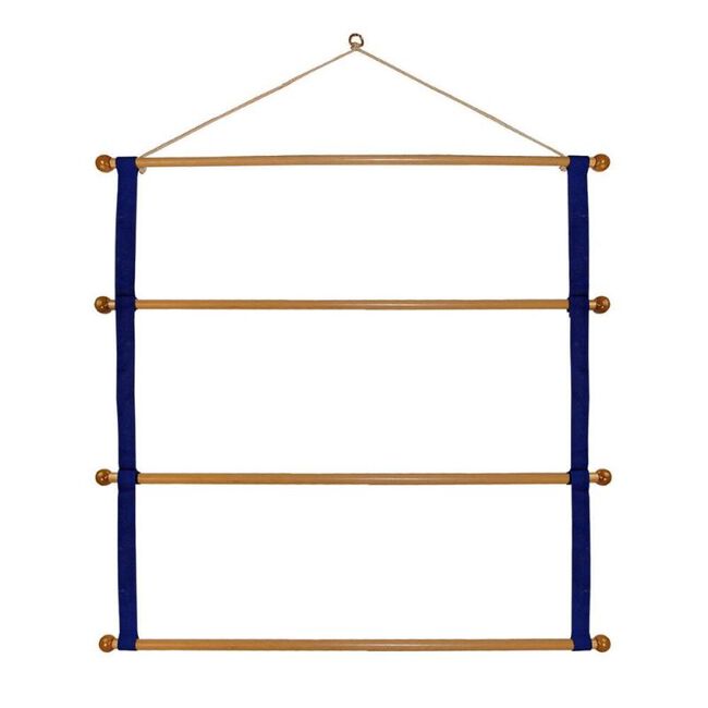 Jacks Wooden 4-Row Hanging Blanket Rack image number null