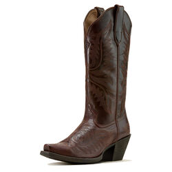 Ariat Women's Round Up Collins Western Boot - Mahogany