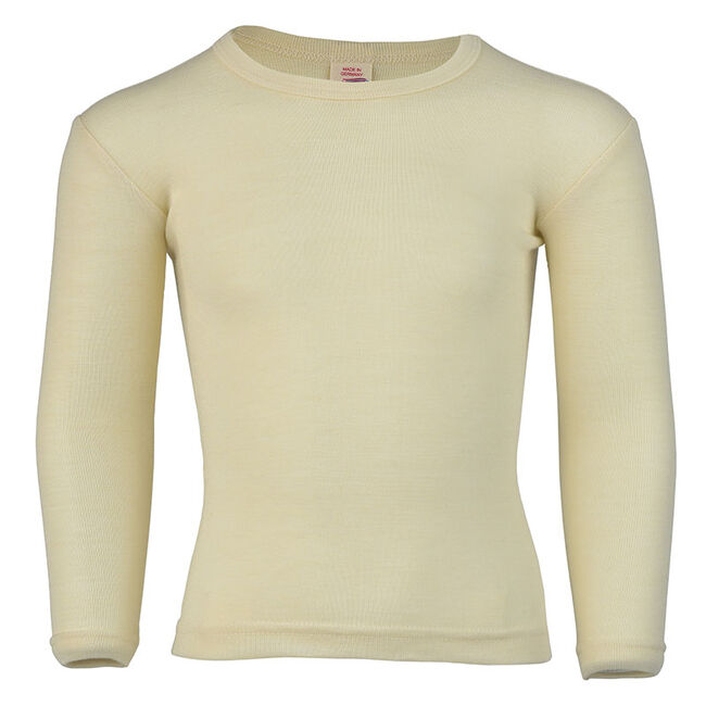 Engel Kids' Long Sleeve Tee 100% Wool - Natural image number null