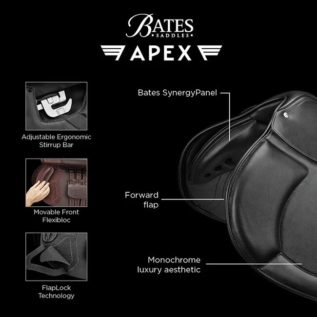 Bates Apex Saddle image number null