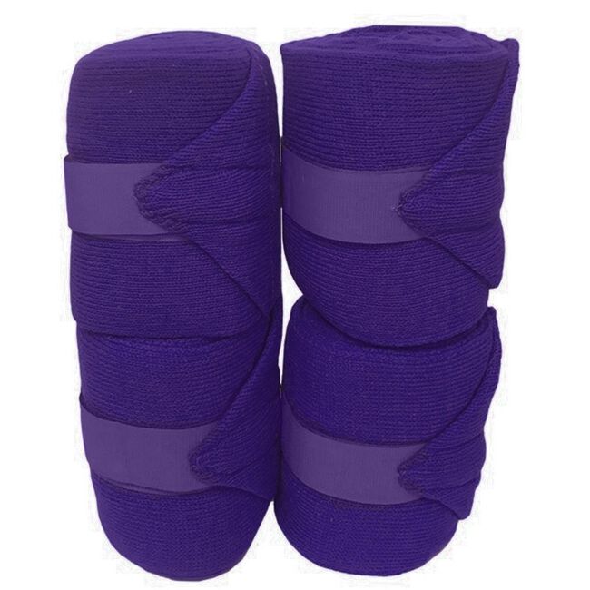 Jack's Acrylic Knit Stall Bandages - Purple image number null