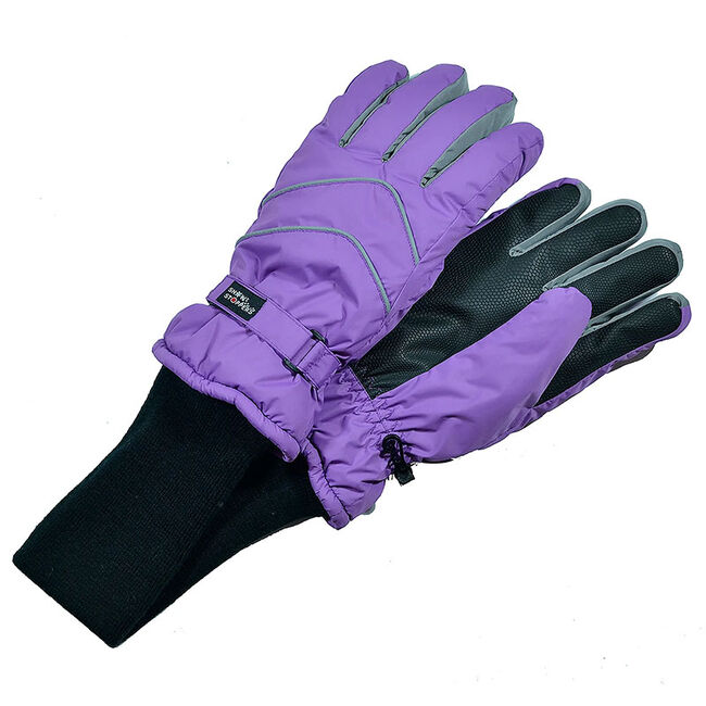 SnowStoppers Kids' Extended Cuff Gloves - Purple image number null
