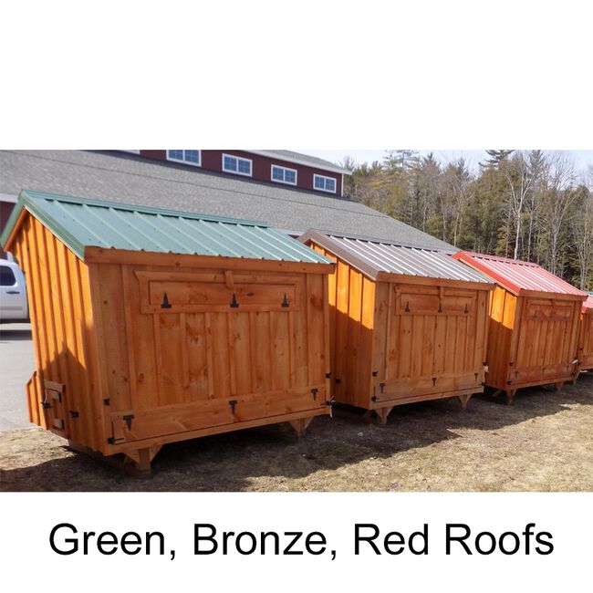 Amish 6x8 Chicken Coop Roof Colors image number null