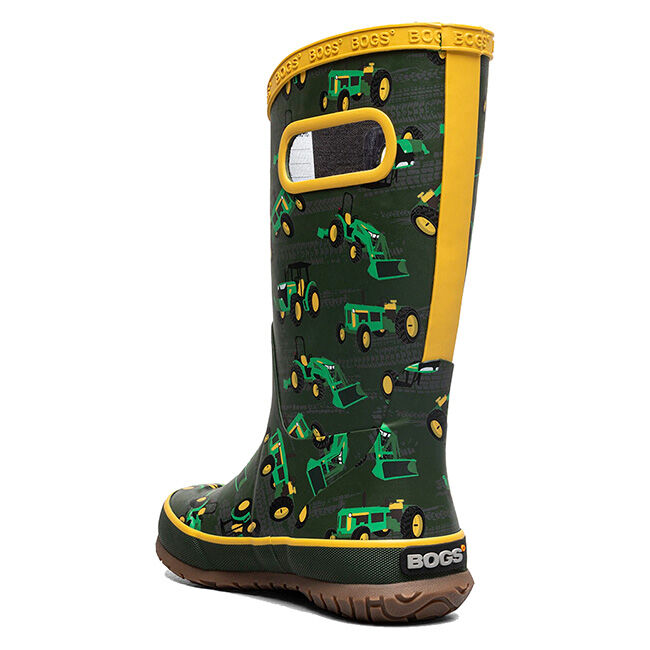 BOGS Kids' Tractor Rainboots - Dark Green Multi image number null