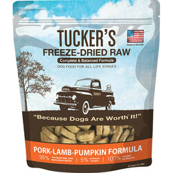 Tucker's Freeze-Dried Dog Formula - Pork Lamb Pumpkin - 14 oz