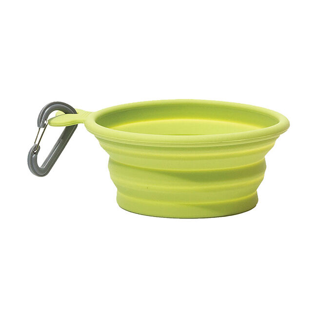 Messy Mutts 1.5-Cup Capacity Collapsible Silicone Travel Bowl image number null