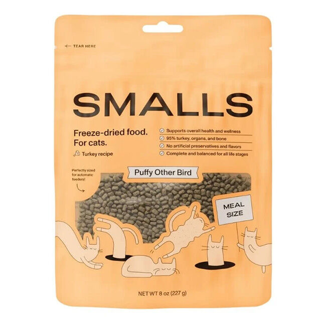 Smalls Puffy Freeze-Dried Cat Food - Turkey Recipe image number null