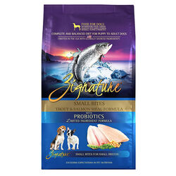 Zignature Small Bites Dog Food - Trout & Salmon Formula