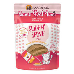 Weruva Cat Slide N' Serve Pat&eacute; - Name 'Dat Tuna - Tuna in a Hydrating Pur&eacute;e - 2.8 oz