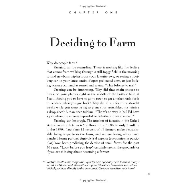 Making Your Small Farm Profitable: Apply 25 Guiding Principles, Develop New Crops & New Markets, Maximize Net Profits Per Acre image number null