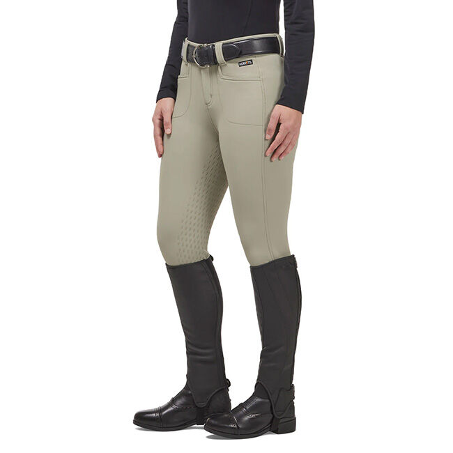 Kerrits Women's 3-Season Tailored Knee Patch Breech - Sand image number null