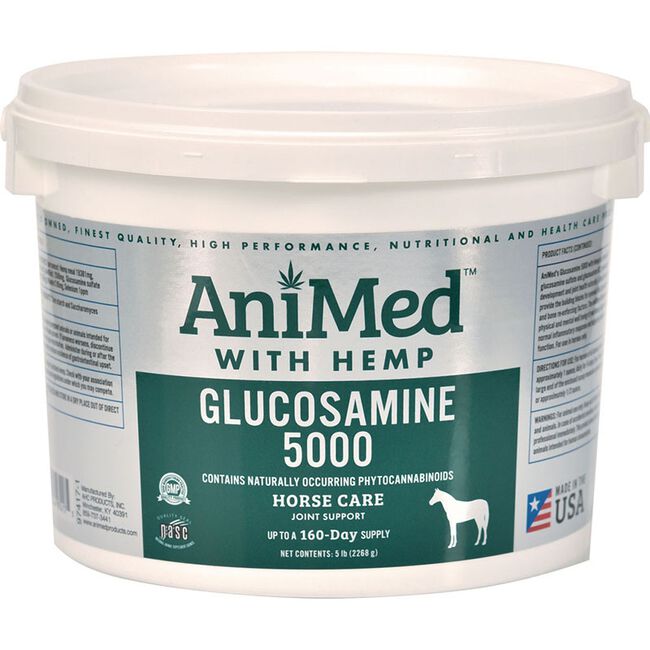 AniMed Glucosamine 5000 with Hemp - 5 lb image number null