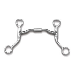 Myler HBT Shank Bit with Low Port Comfort Snaffle MB 04