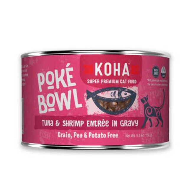 Koha Cat Poke 3 oz Wet Food Tuna Shrimp