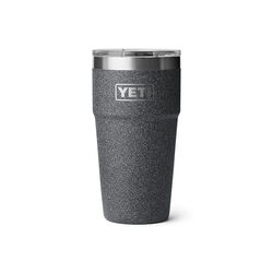 YETI Rambler 20 oz Stackable Cup - Black Stone