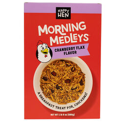 Happy Hen Morning Medleys - Cranberry Flax Flavor - 1.5 lb