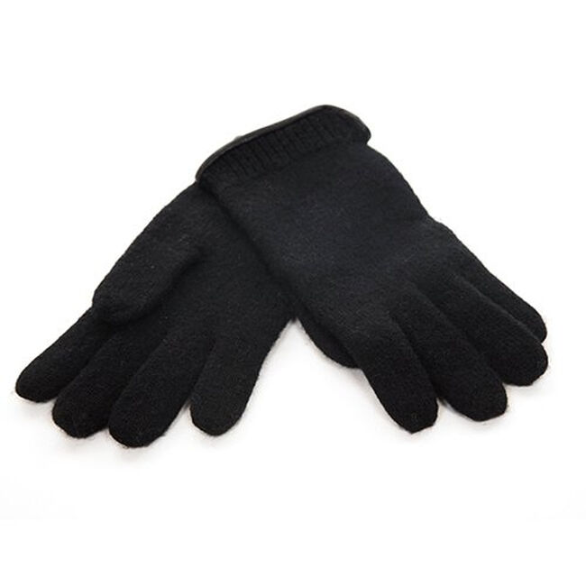 Janus Women's Design Wool 100% Wool Gloves - Black image number null