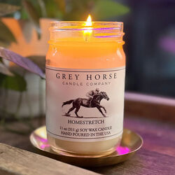 Grey Horse Candle Company Trot it Forward Soy Wax Candle - Homestretch