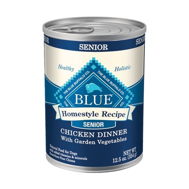 Blue Buffalo Homestyle Chicken Dinner Canned Dog Food For Seniors image number null